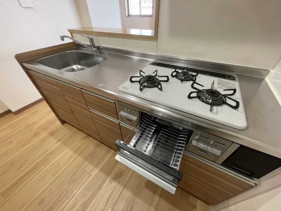 魚焼きグリル付き