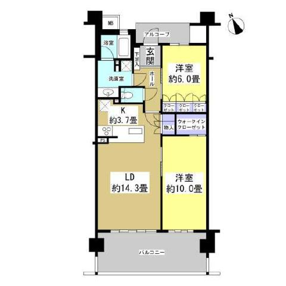 弁天島分譲マンションへようこそっ！の間取り図