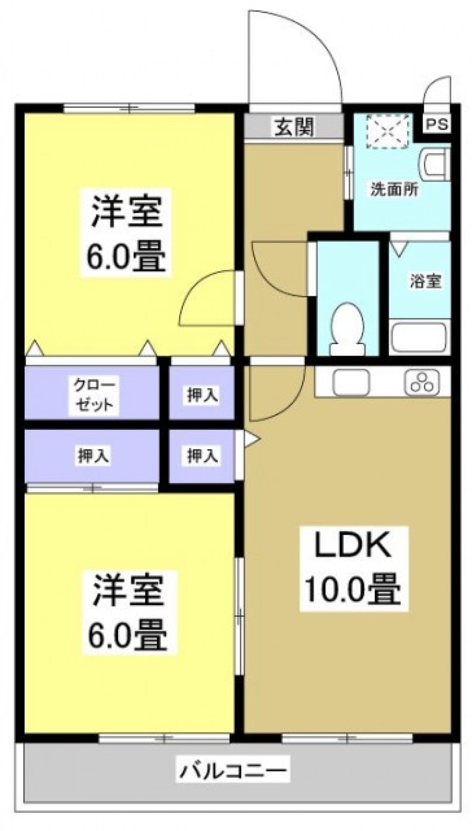 ふたりくらしをはじめるならの間取り図