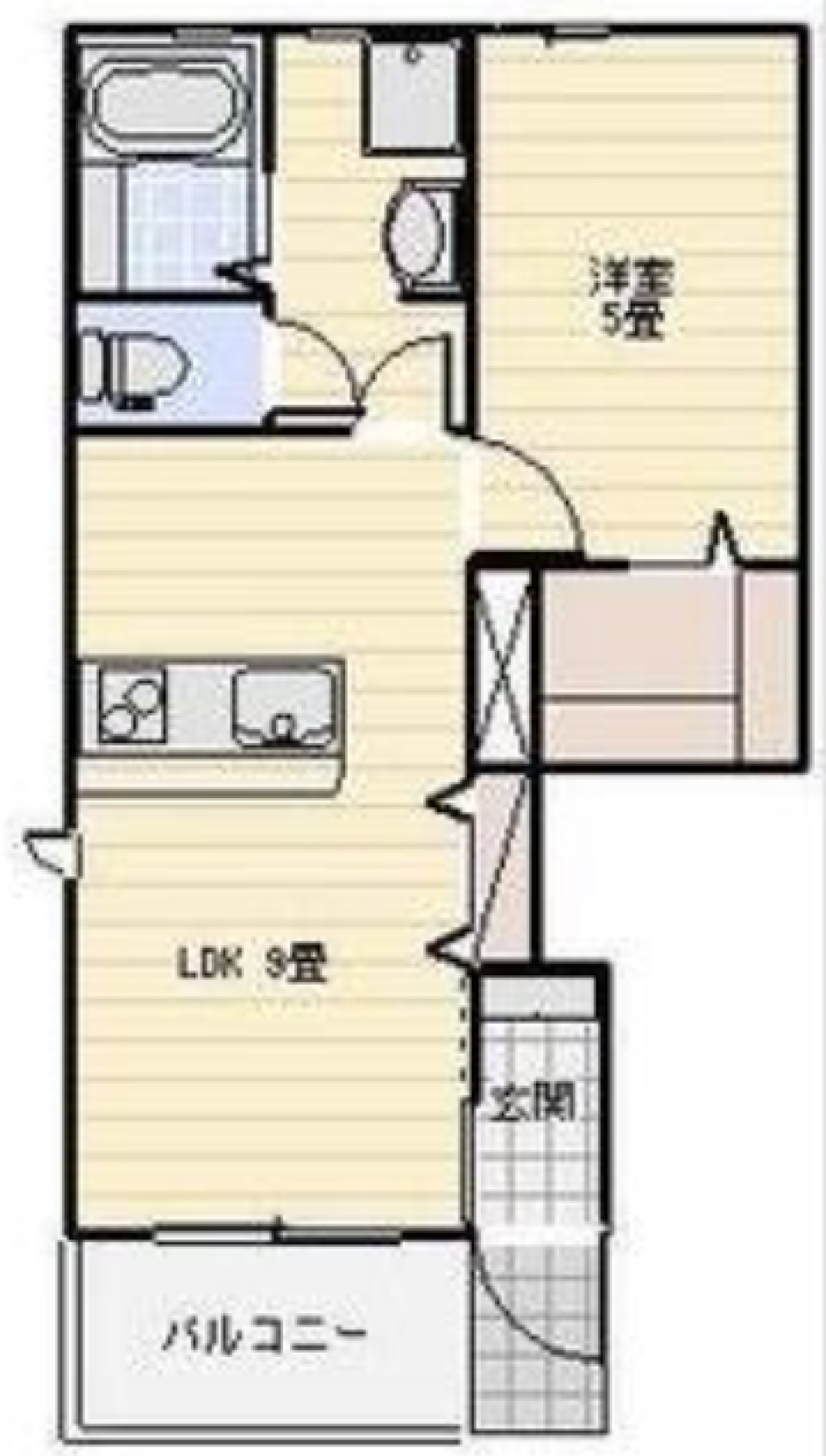 純粋むく。の間取り図