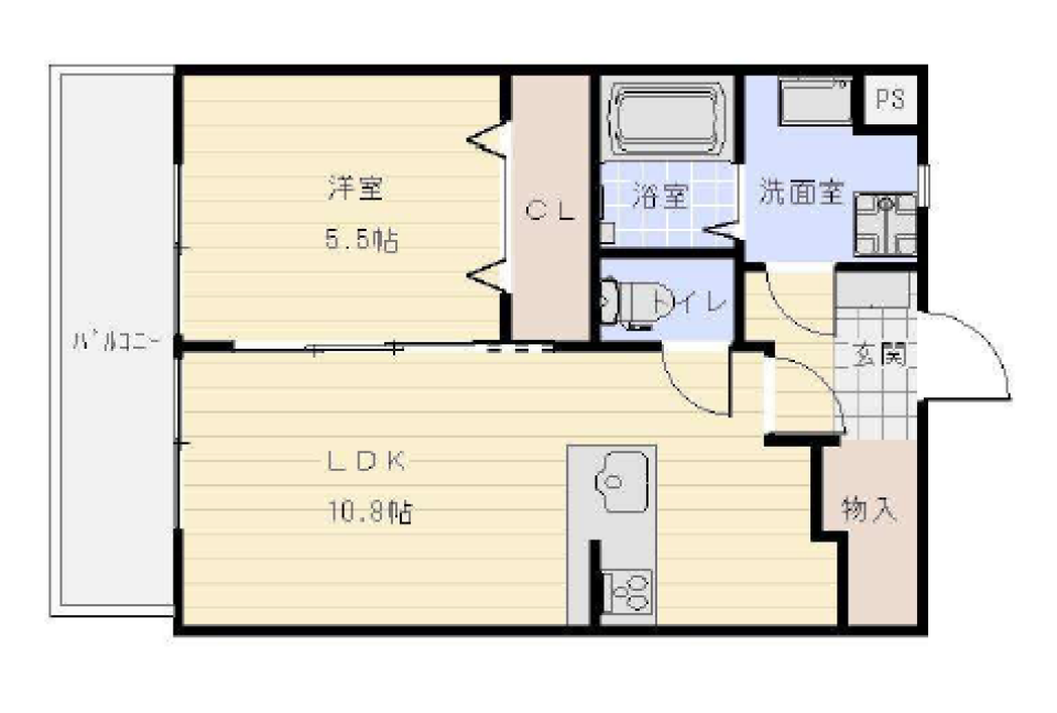 気づいたら、家時間が増えていた。の間取り図