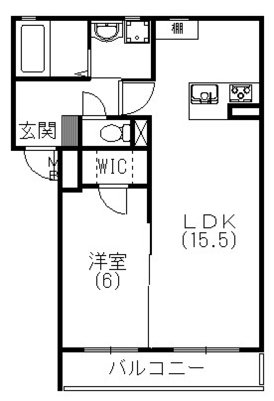 キッチン自慢。の間取り図