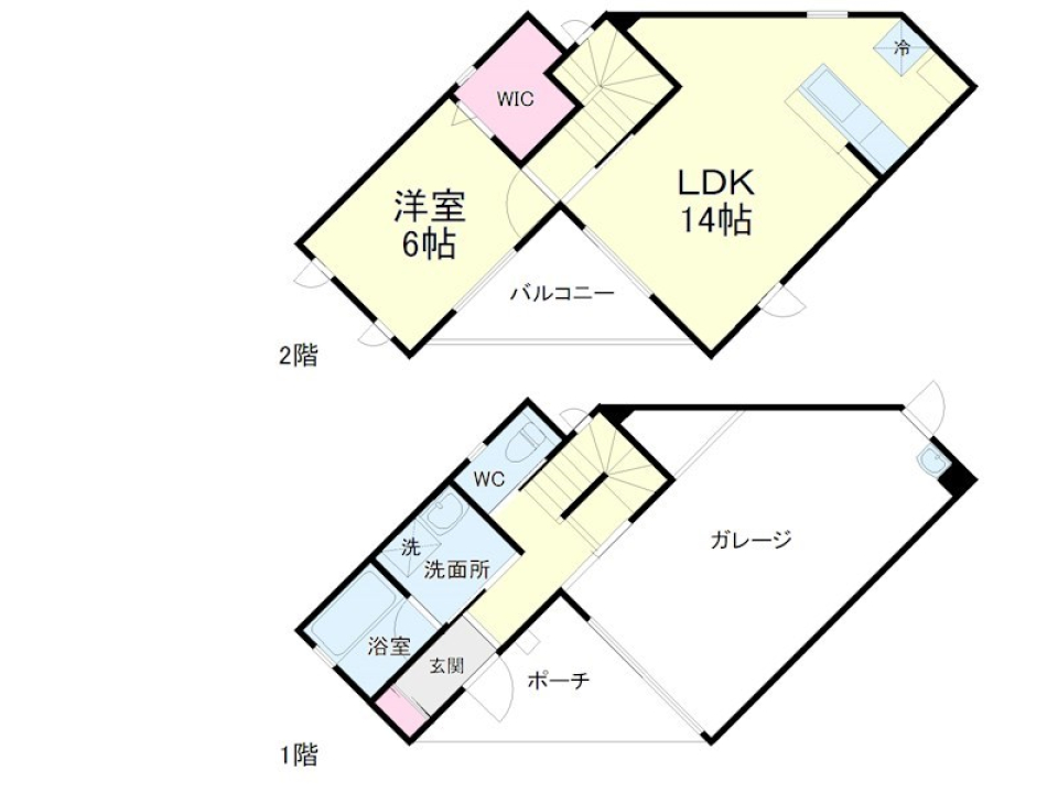 レコードをかけよう［ガレージ］の間取り図
