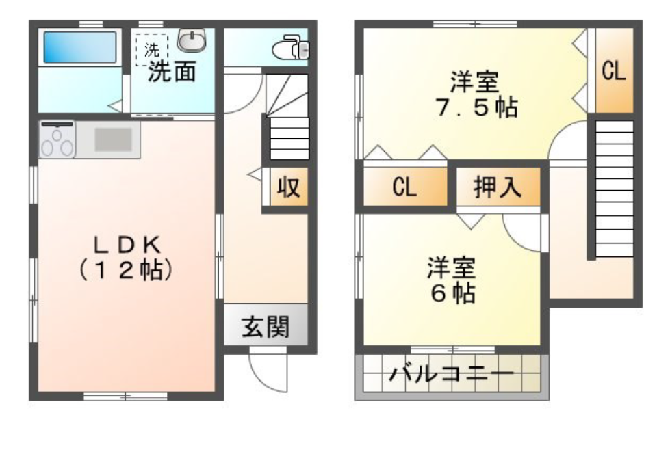 共働き世帯さん必見！忙しい家族の毎日にフィットの間取り図