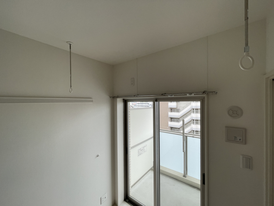 室内物干し付きです