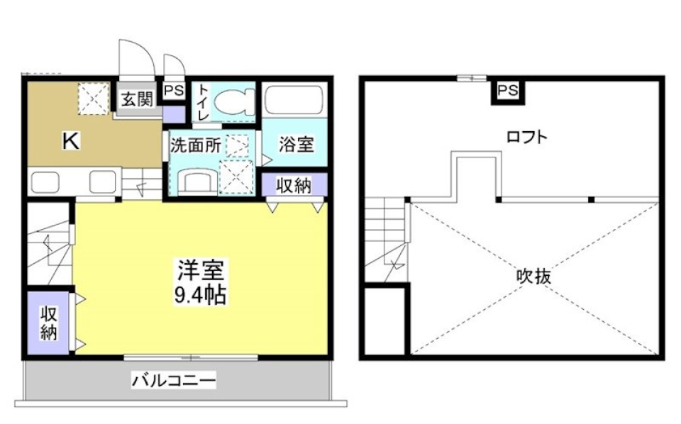 ロフト使わないは終わり。の間取り図