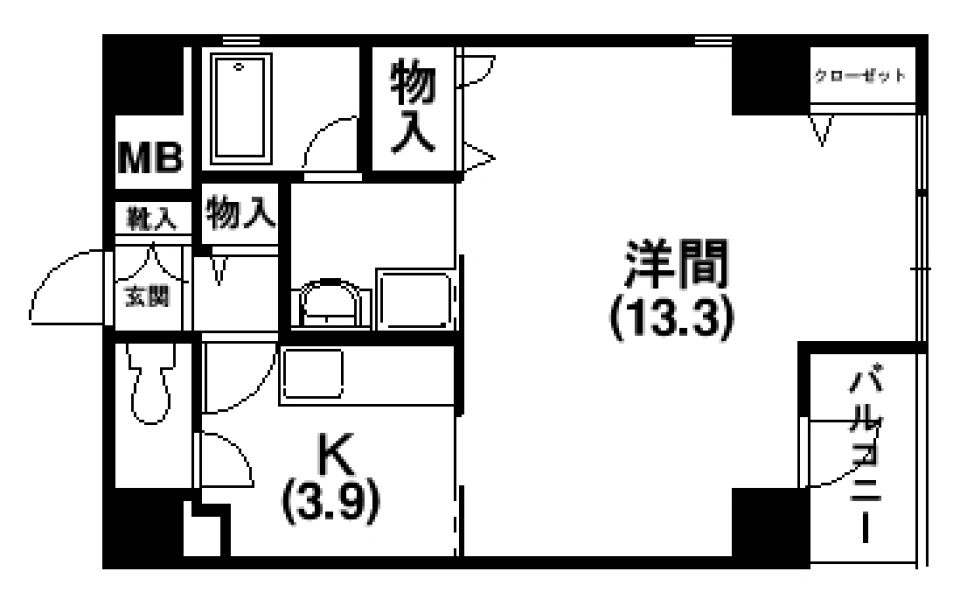 以前は旅館だった？の間取り図