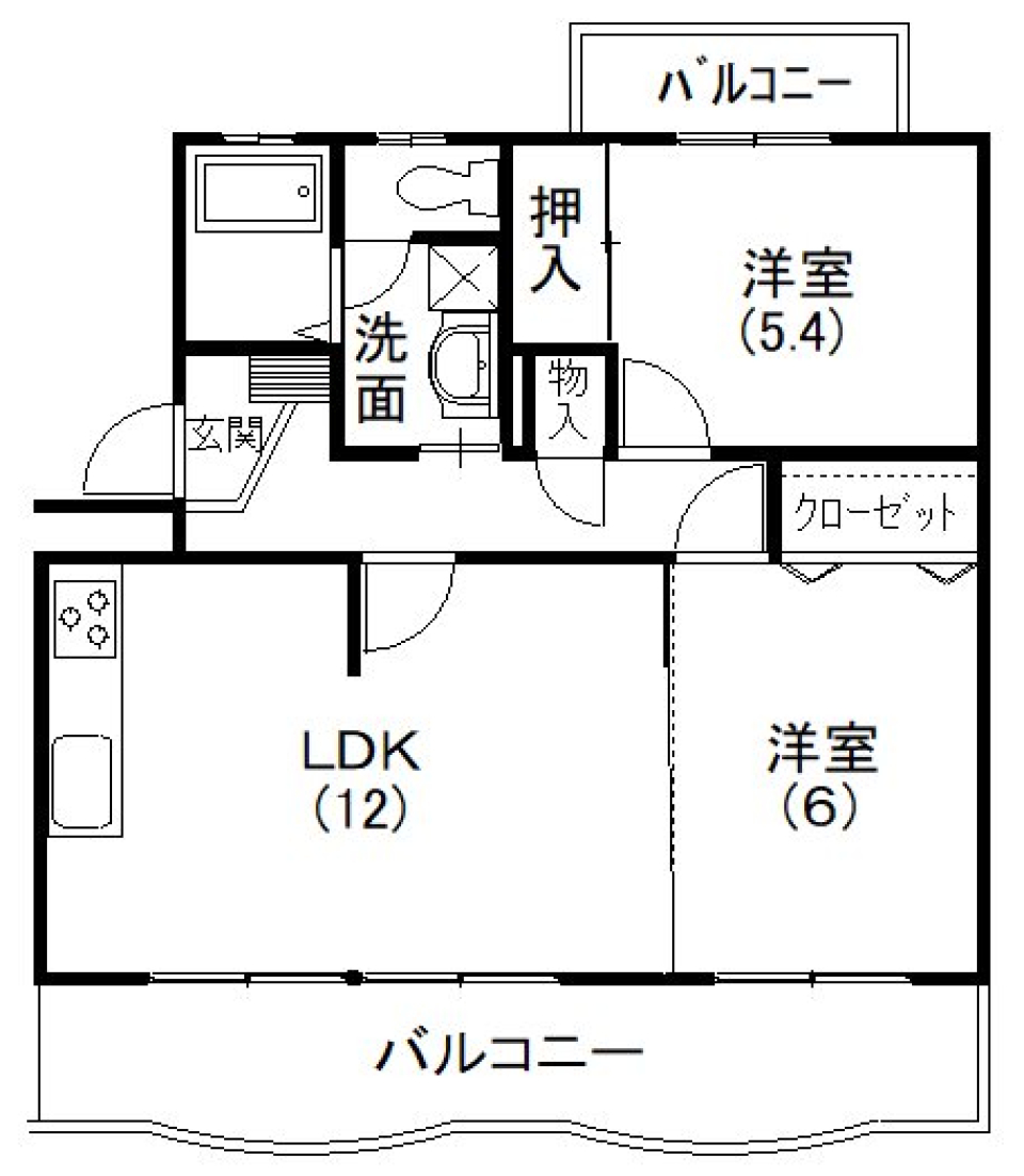 葵ヶ丘公園のすぐ目の前！の間取り図