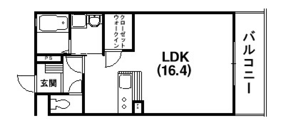 16帖越えの1R降臨っ！の間取り図