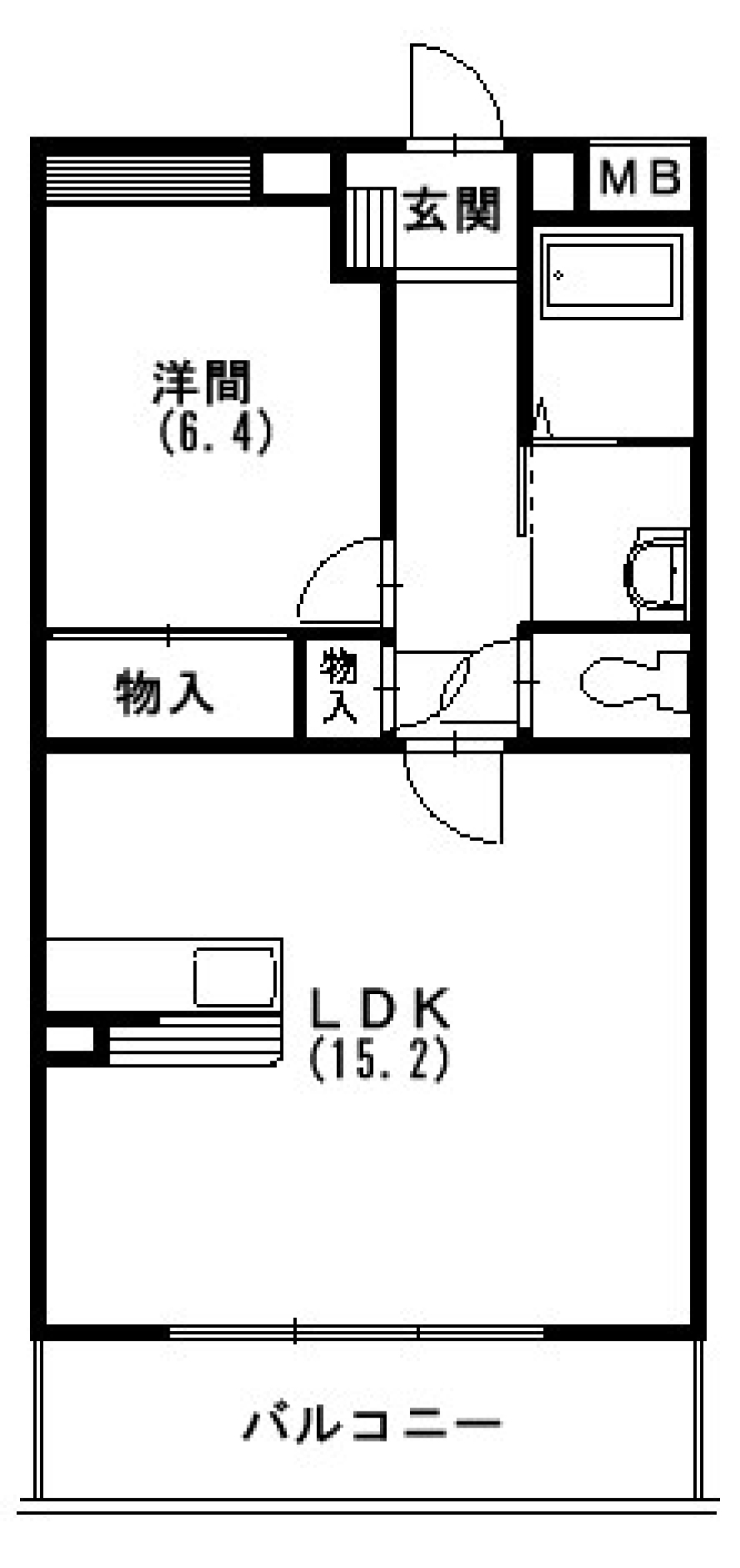 15帖の安定感。の間取り図