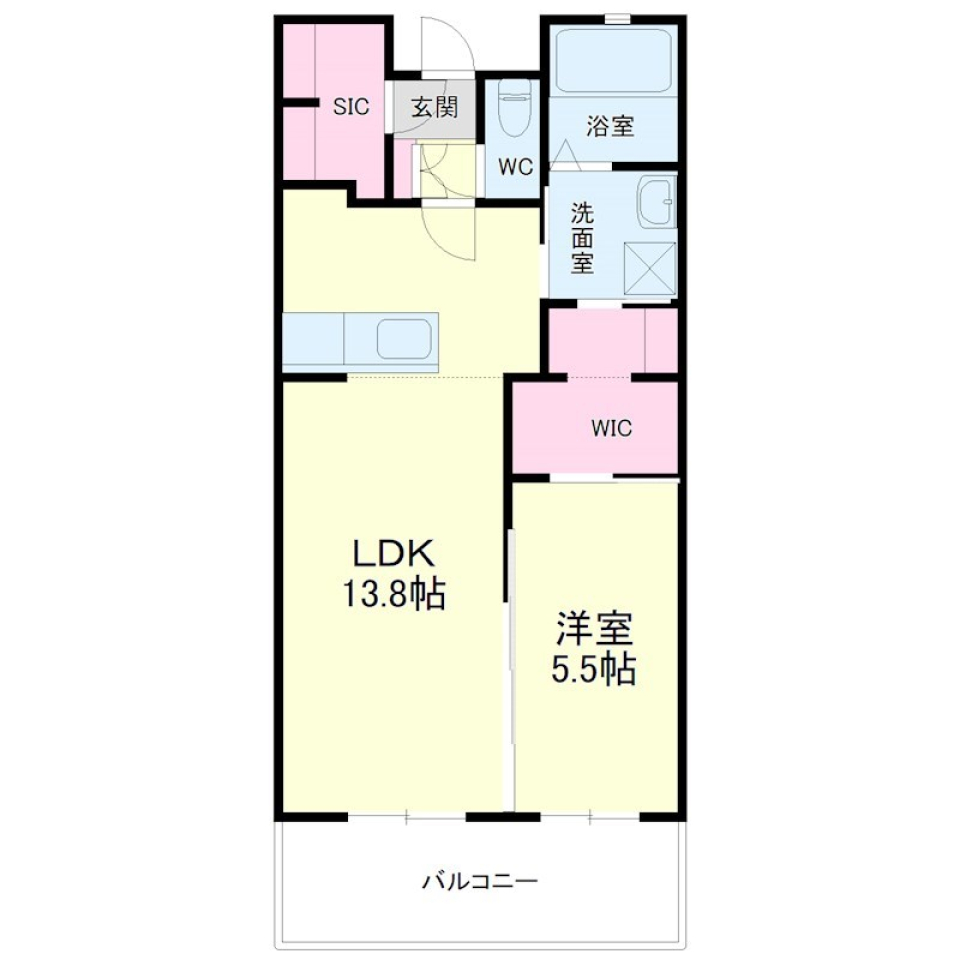 真っ赤なリップが似合うの間取り図