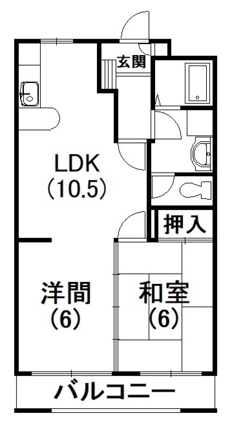 ドレッサーキッチン♩の間取り図