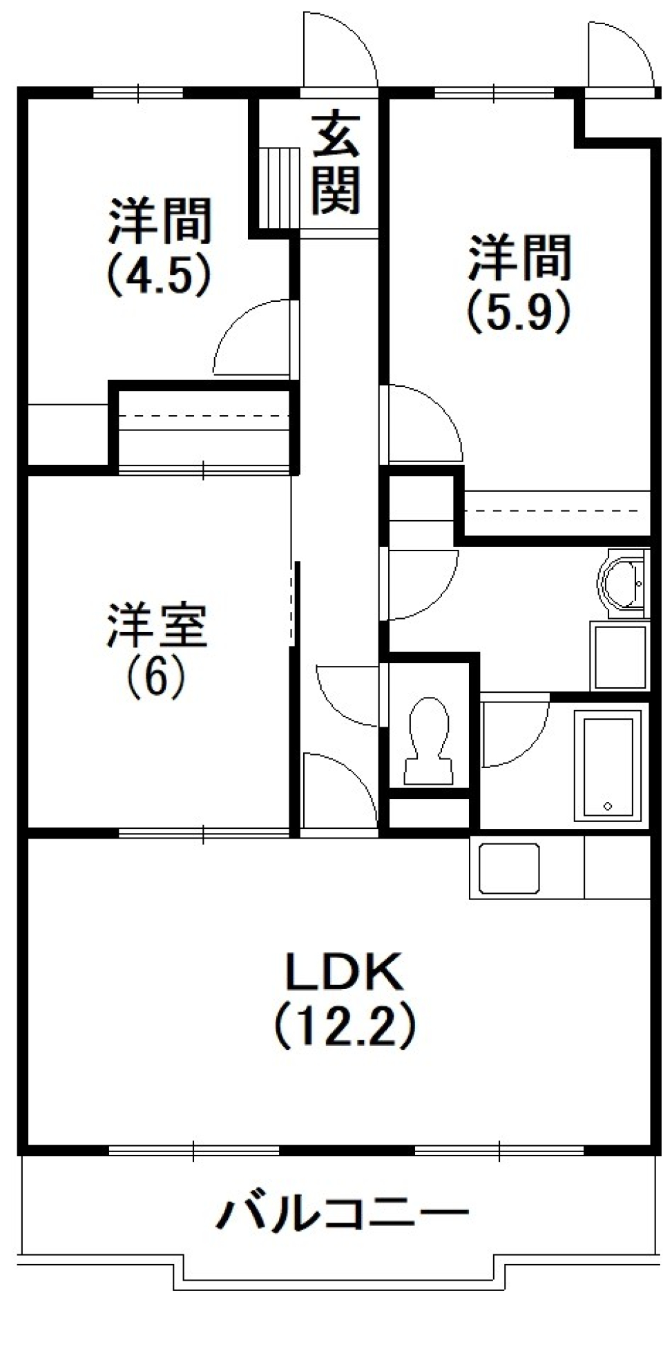 和室の面影はどこへ？の間取り図