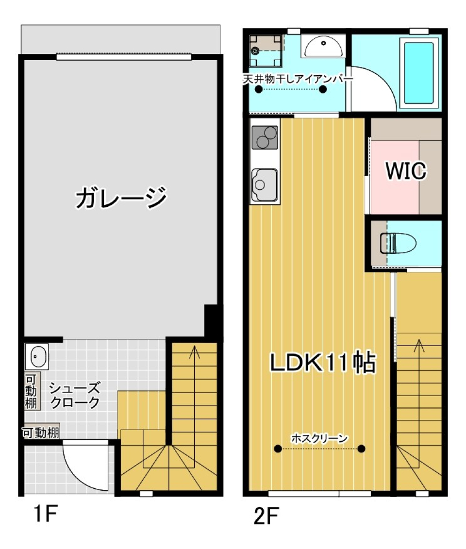 新築ガレージ速報！！の間取り図