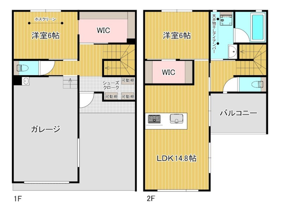 2026年12月・贅沢ガレージハウスが住吉に登場！   の間取り図