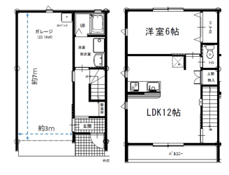 間取りは1LDK。