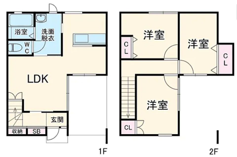 「お兄ちゃんずるい」が、我が家から消えた。の間取り図