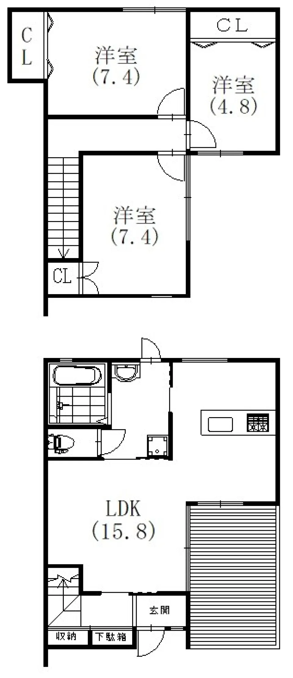 しっぽフリフリ、ペット日和！[ペット可]の間取り図