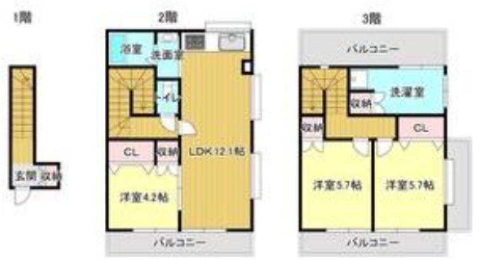 ハシゴを登ると屋上だった件&hellip;の間取り図