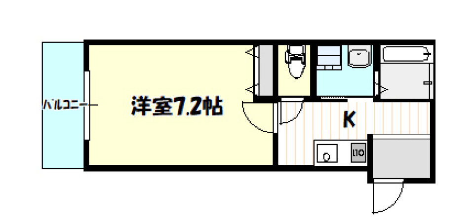 小洒落た空間をより完成させたい。の間取り図