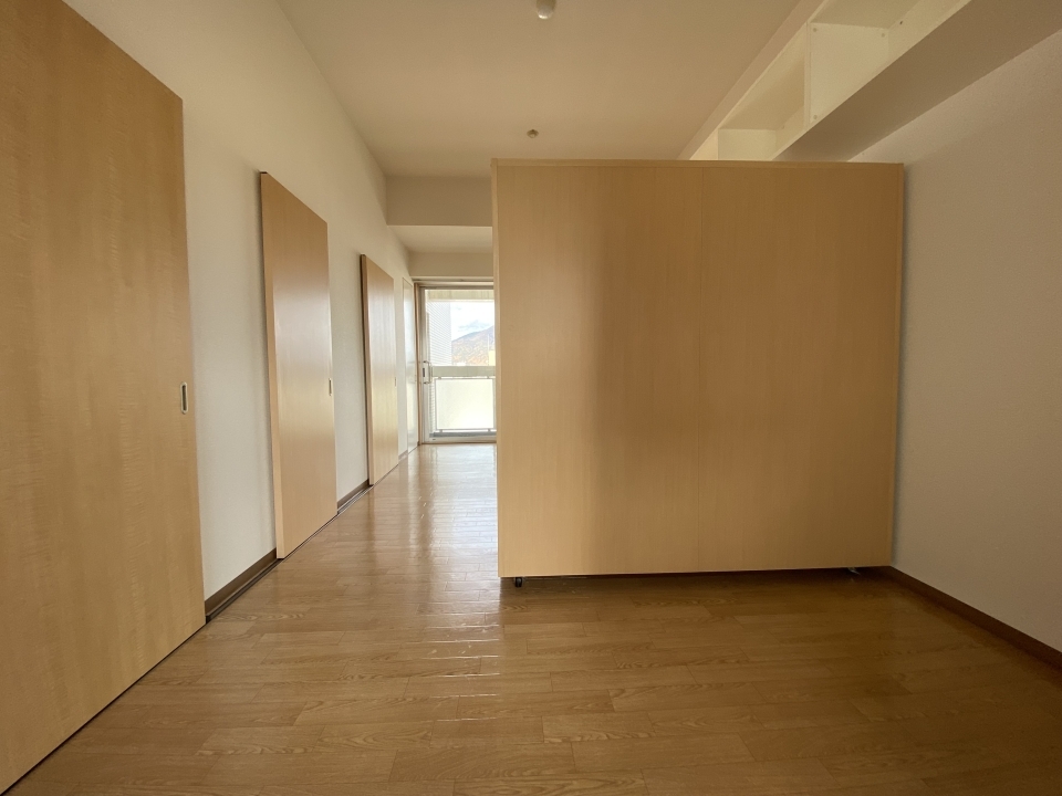 収納の色も部屋にあってます