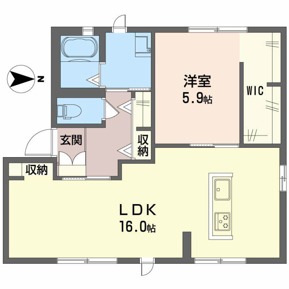 新たな一歩をこの場所で。の間取り図