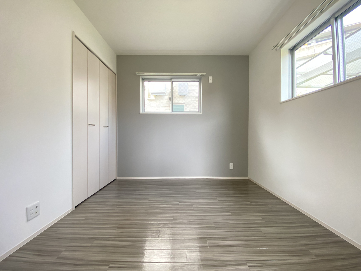 グレーがアクセント
4.5帖洋室